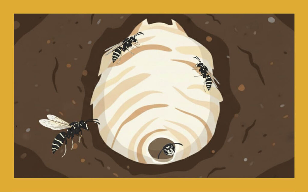 クロスズメバチの危険性は？巣の場所や駆除方法も解説