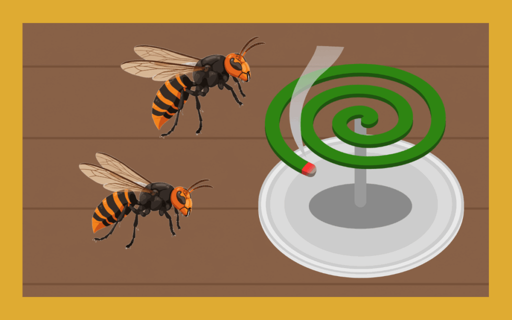 スズメバチに蚊取り線香って効くの？正しい忌避方法を紹介