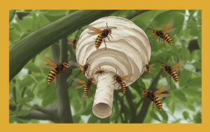 コガタスズメバチの危険性は？巣の場所や駆除方法も解説