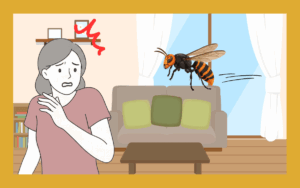 【緊急】家の中にスズメバチが！安全な追い出し方とNG行動
