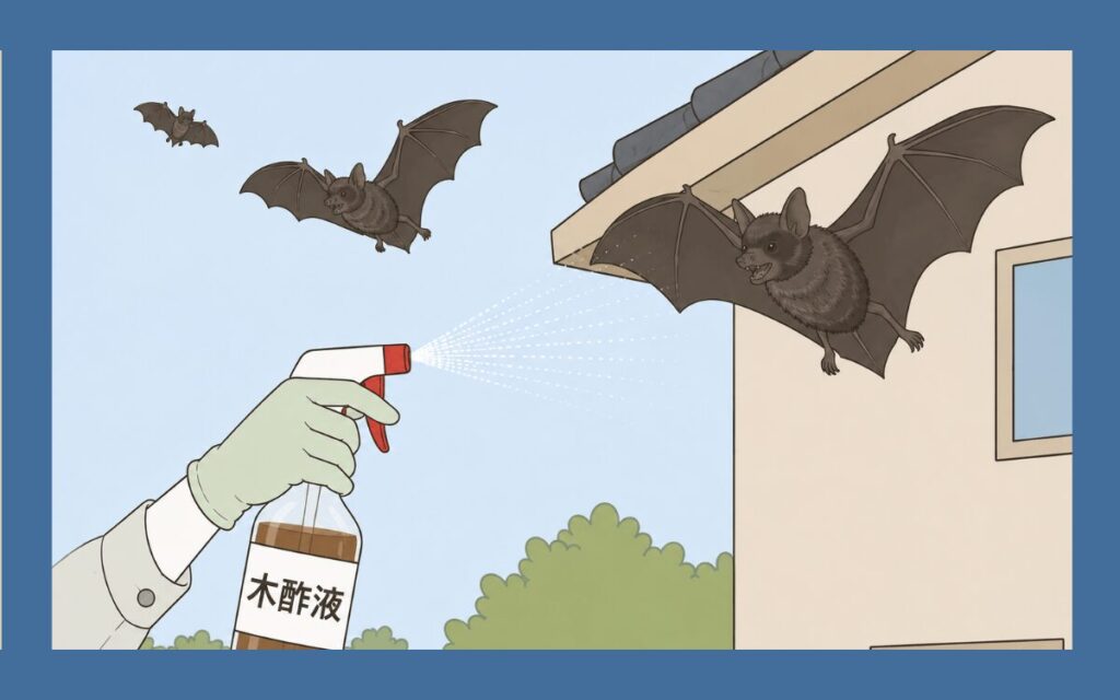 木酢液はコウモリの予防に効果あり！正しい使い方