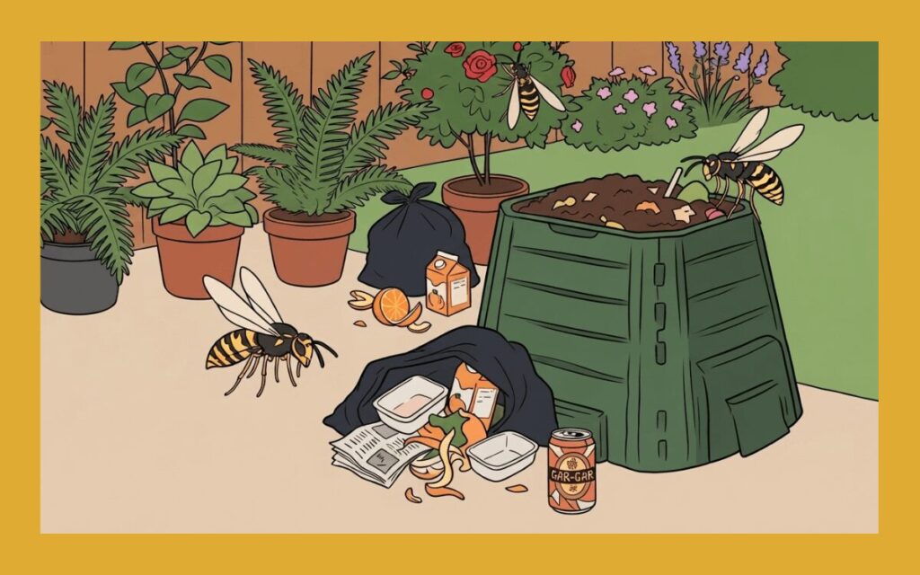 スズメバチは何を食べる？餌場になりやすい場所と対策を解説