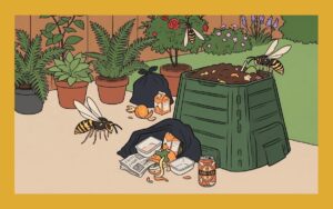 スズメバチは何を食べる？餌場になりやすい場所と対策を解説
