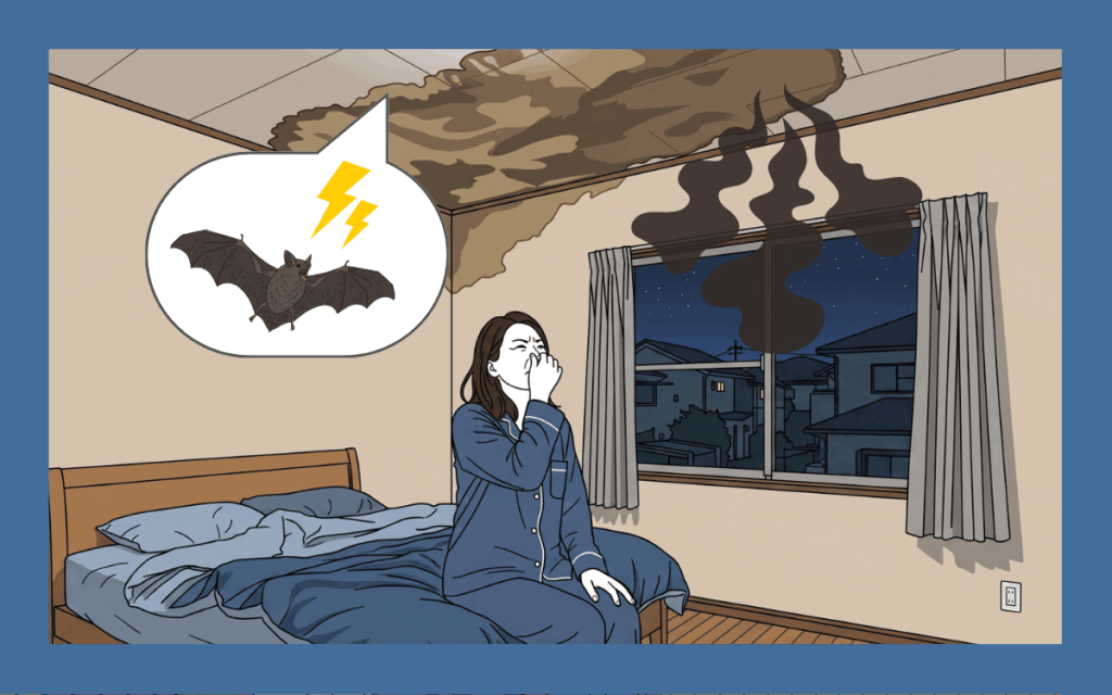 コウモリ被害は放置すると深刻に！生活を脅かす悪魔への対策