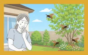 アシナガバチの餌は？餌場になる場所や対策も解説